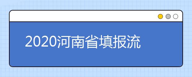 2020河南省填報(bào)流程是什么？河南省高考志愿怎么填？